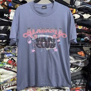 Vintage 90s Alabama Band Official Fan Member Shirt Size Large